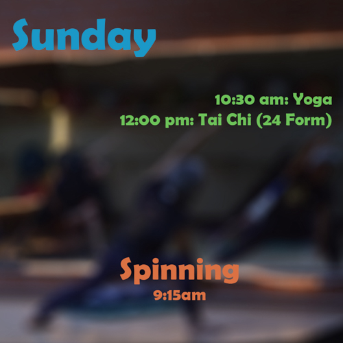 GF Daily Schedule Sun